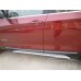 Защита порогов - площадка для BMW X3 (2003-2010).
